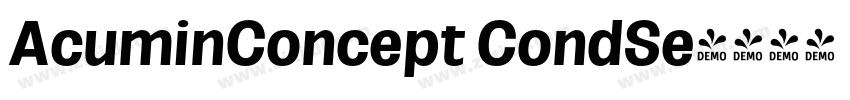 AcuminConcept CondSe字体转换